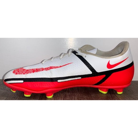Nike * Phantom GT2 * FG/MG * White/Red/Black * Cleats * DA5640-167 * Size 7 - Picture 6 of 10